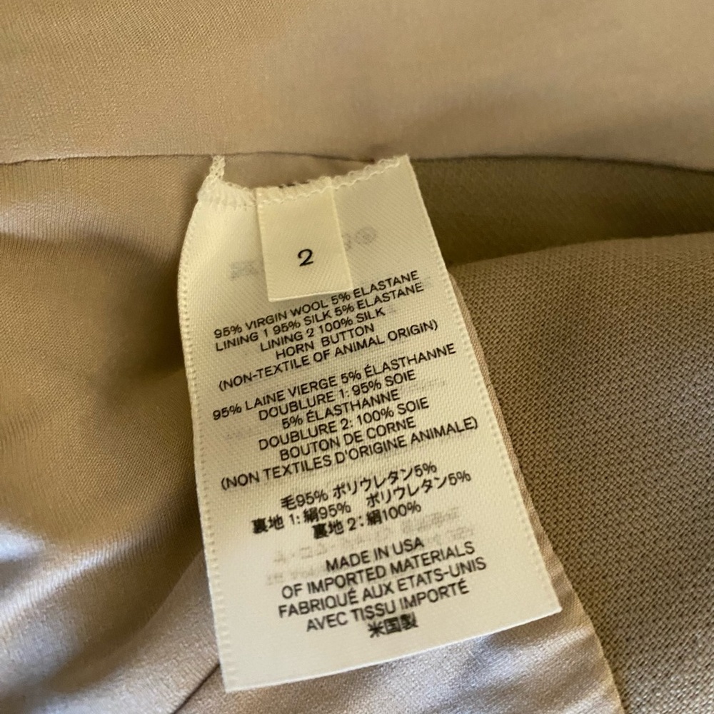 The Row Tan Women's Blazer size 2 - Picture 4 of 4